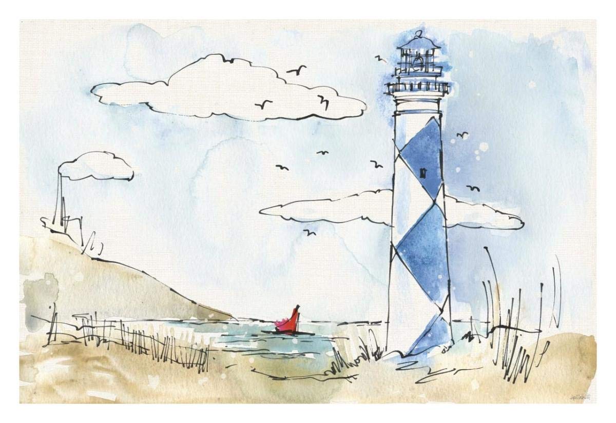 Coastal Life VIII -Paper Art-32x22”