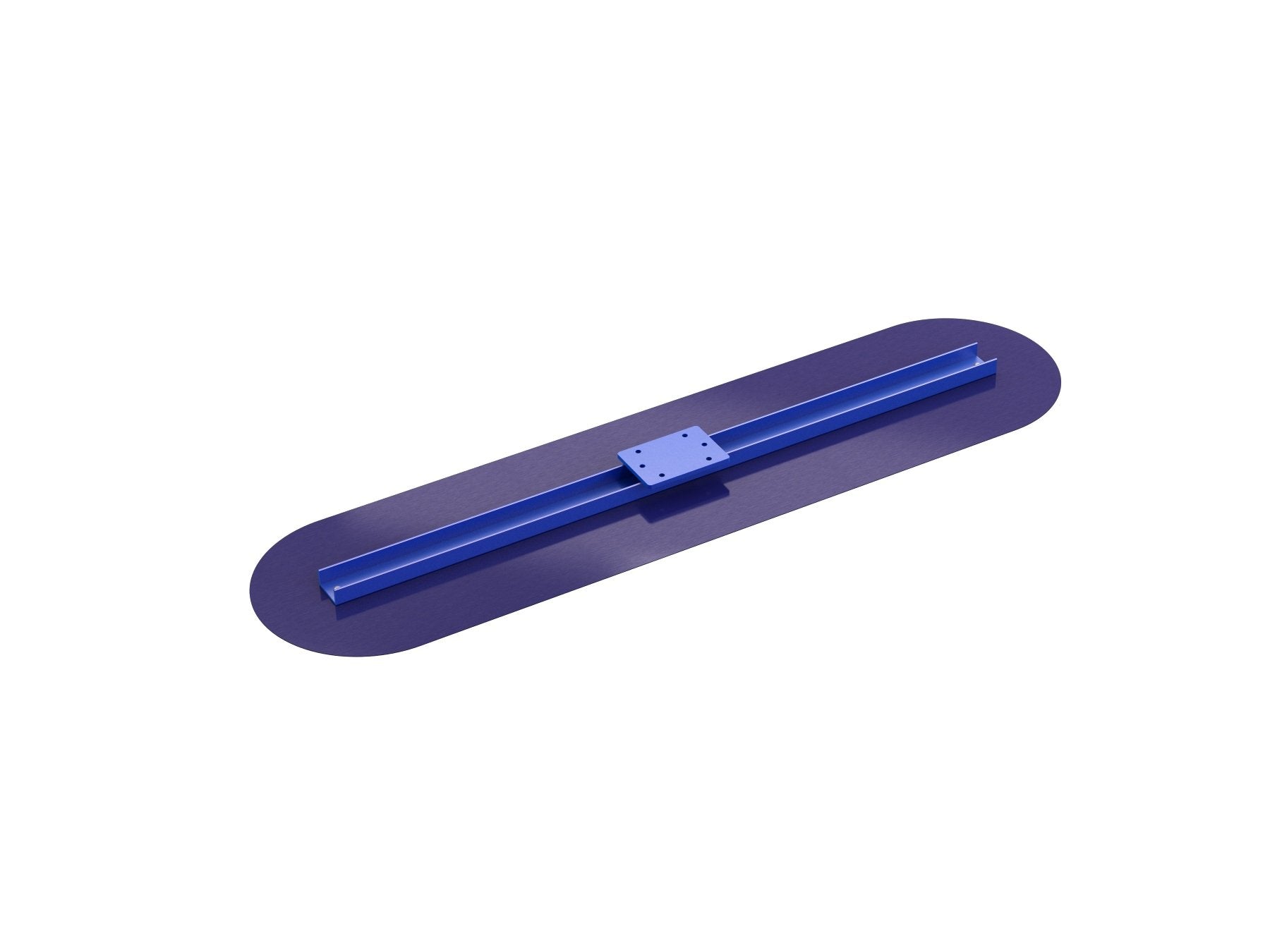Bon 12-533 Big Blue Bull Trowel - Blue Steel  48-inch X 12-inch Rnd End