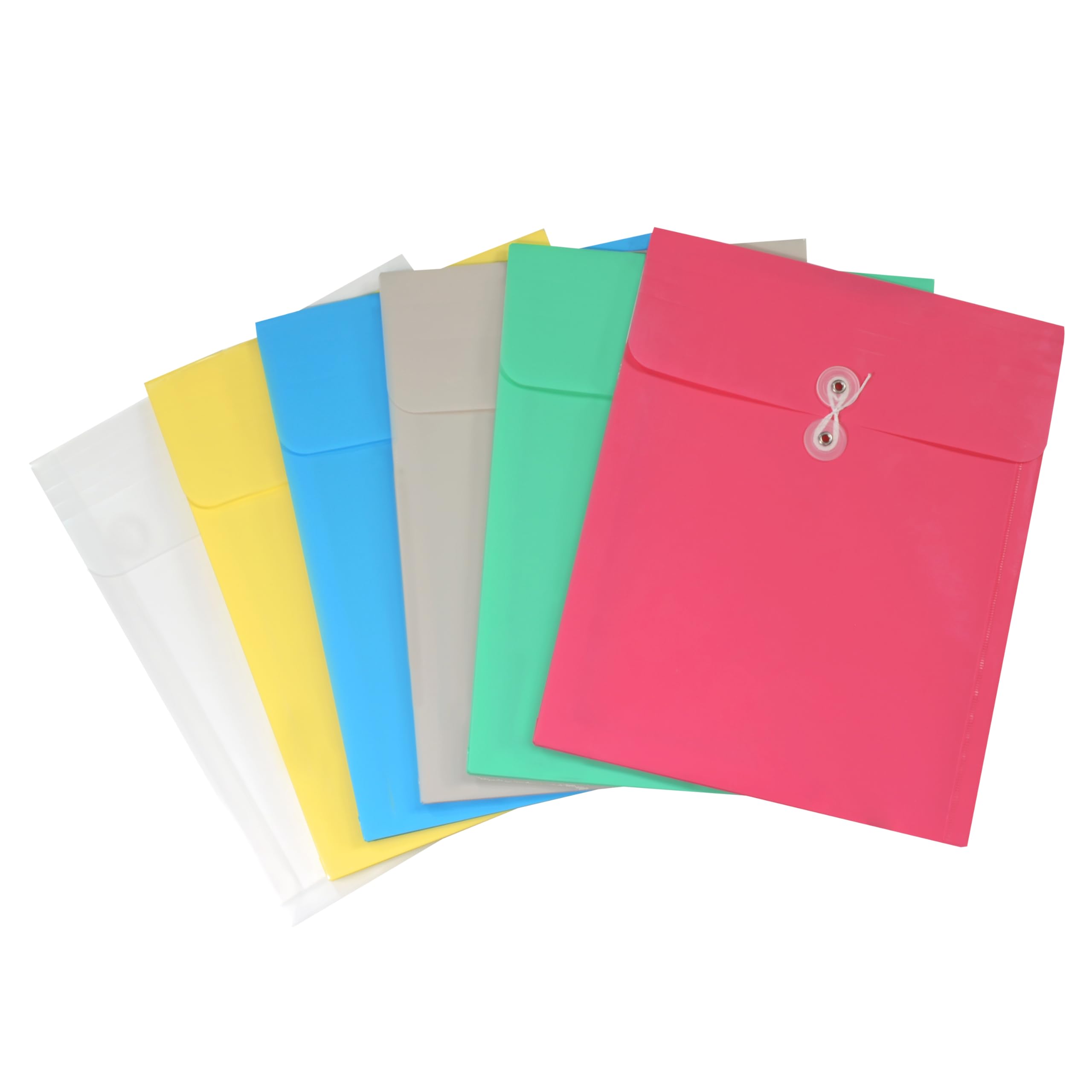 C-Line Reusable Poly Envelope With String Closure, 1-Inch Gusset, Top ...
