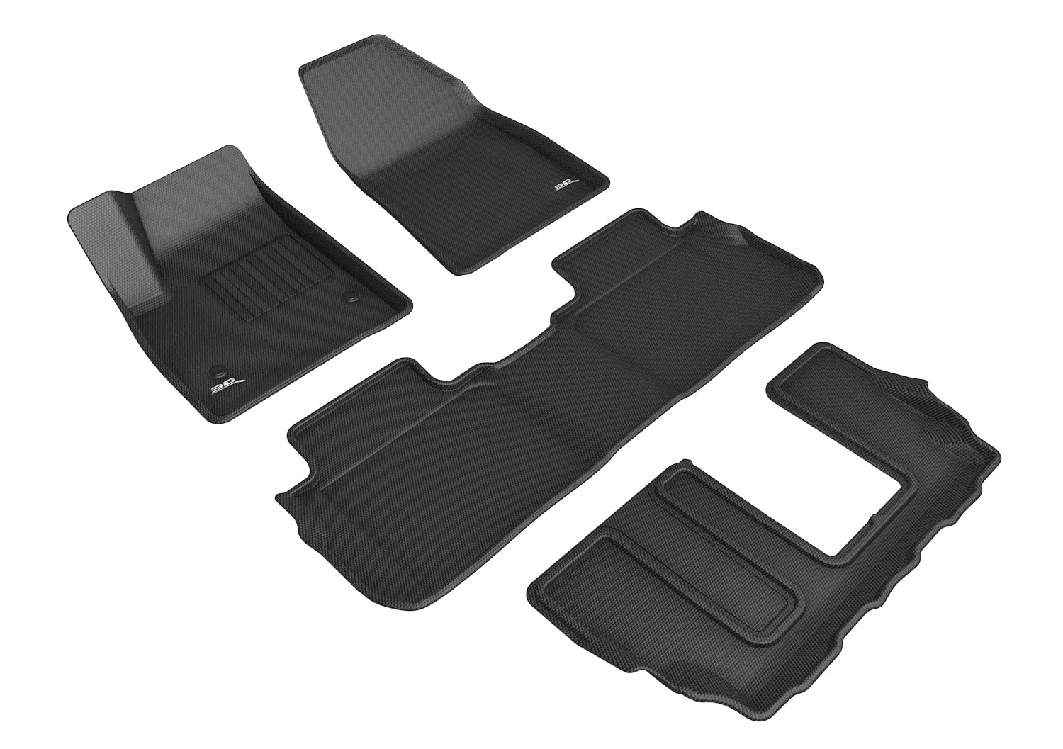 3D MAXpider CADILLAC XT6 7-SEATS 2020-2021 KAGU BLACK R1 R2 R3
