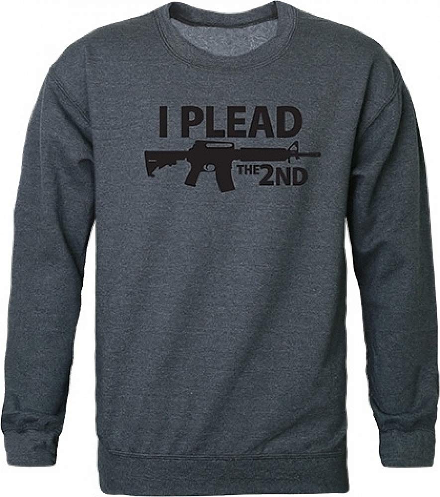 Graphic Crewneck,I Plead the 2nd,HCH, XL