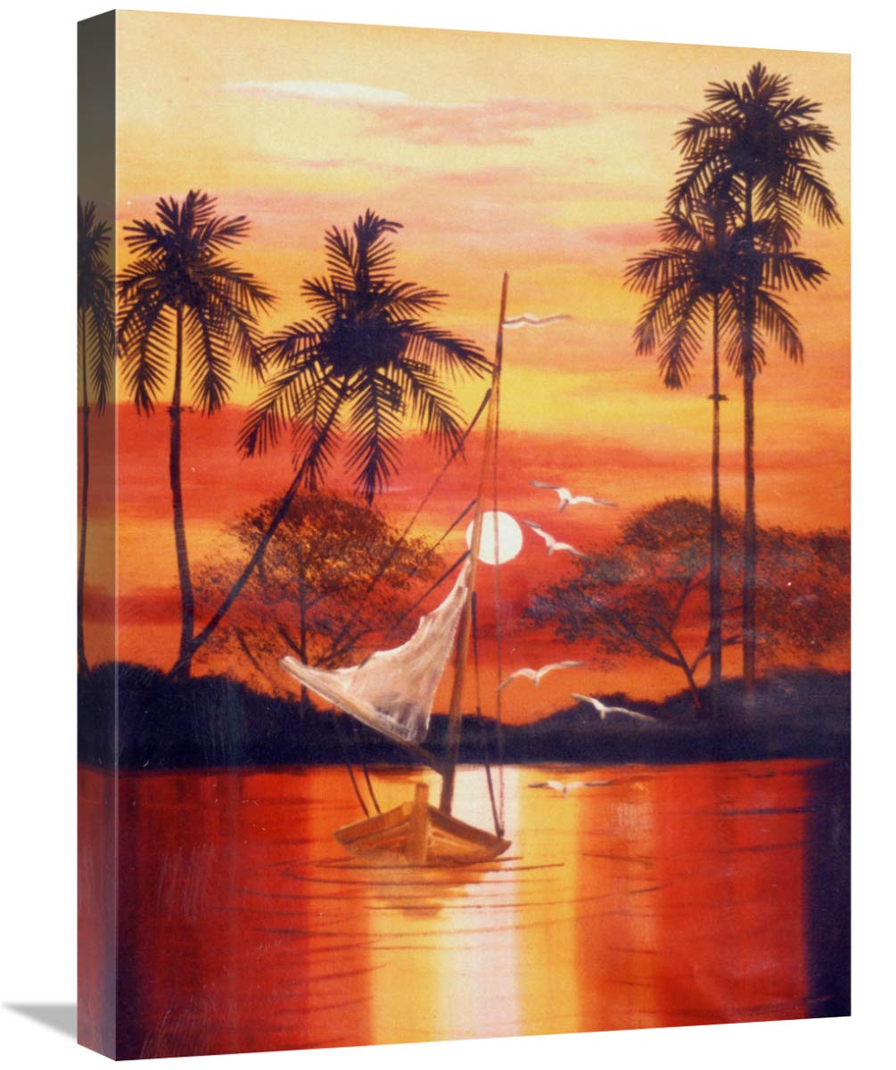 Cat Island Slope 2-Canvas Art-18x24”