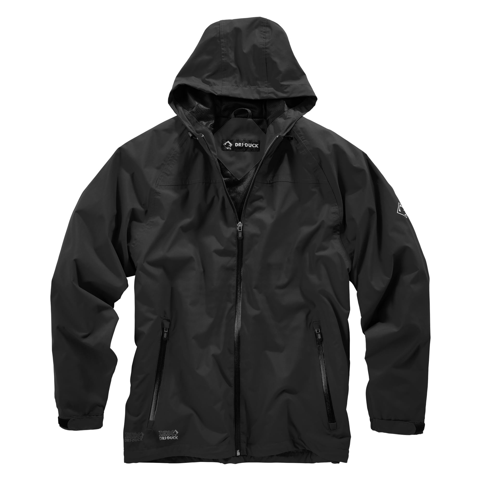 DRI DUCK Torrent Waterproof Hooded Jacket - Black, S