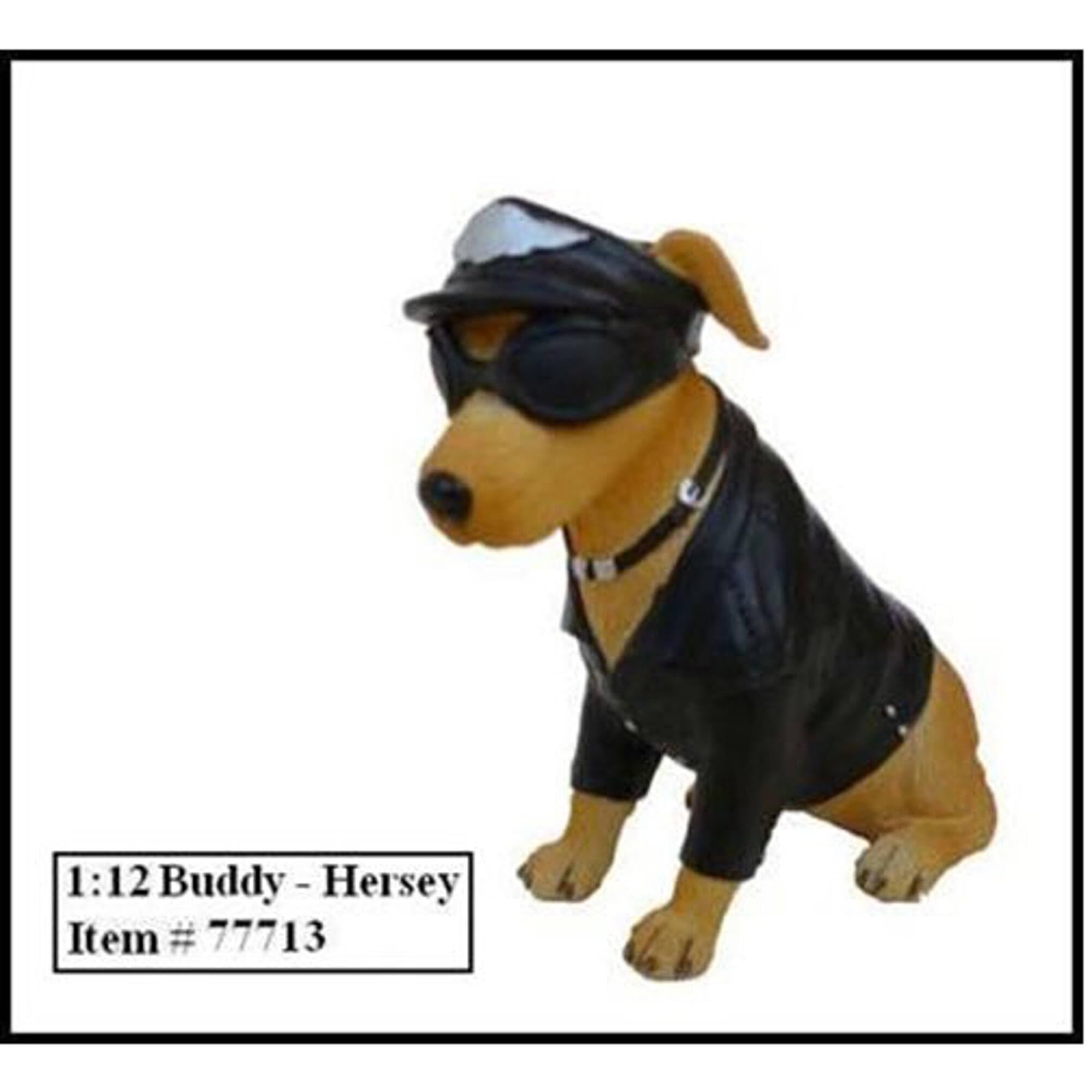 Bikers Dog Buddy Hersey″ Figure For 1:12 Models by American Diorama″
