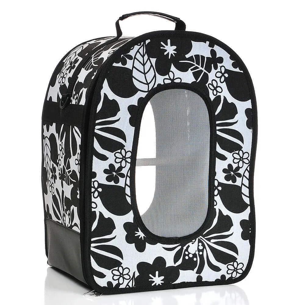 14.5 x 10.5″ x 7″ - Soft Sided Travel Carrier - SMALL BLACK HB1506S Black
