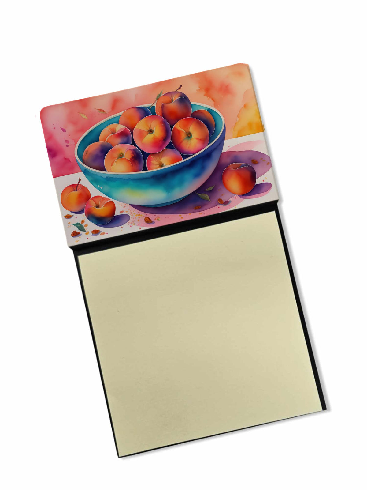 Colorful Peaches Sticky Note Holder