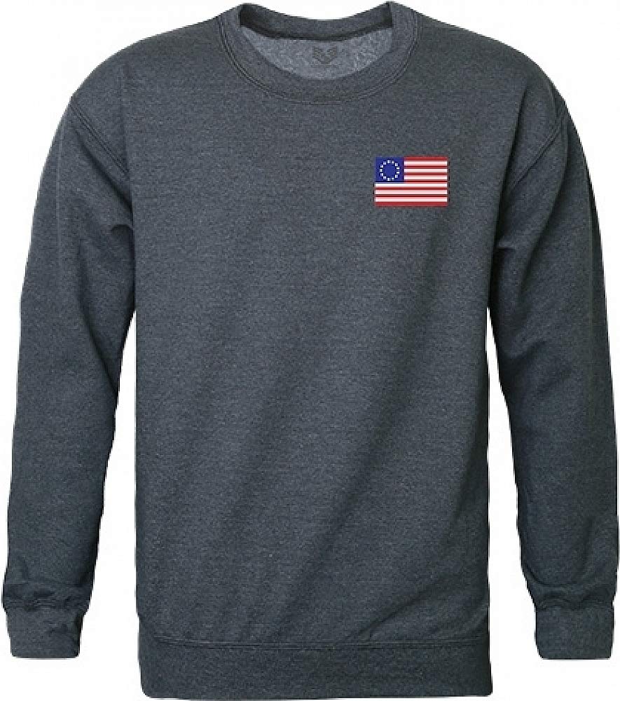 Graphic Crewneck, Betsy Ross 1, HCH, M