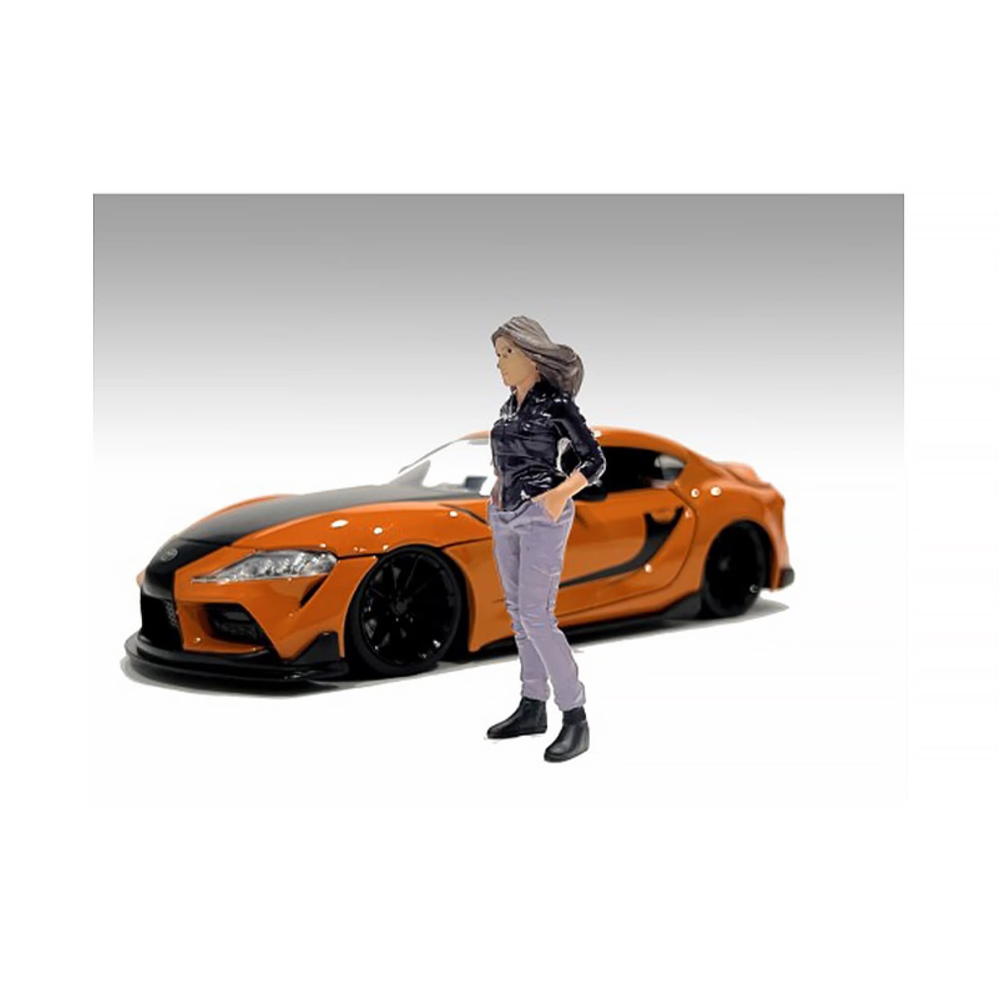 Car Meet 3″ Figurine 5 for 1/24 Scale Models by American Diorama
