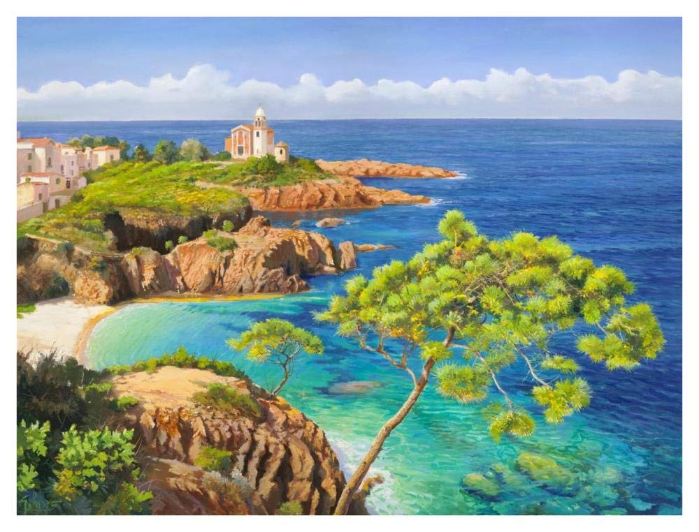 Costa del Mediterraneo-Paper Art-42x32”
