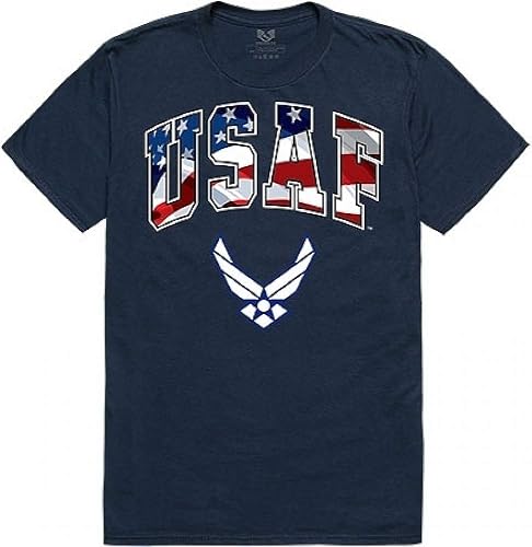 Flag Letter Tee, Air Force, Navy, M