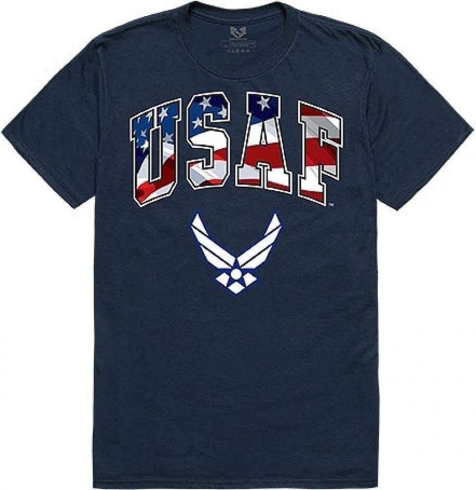 Flag Letter Tee, Air Force, Navy, S
