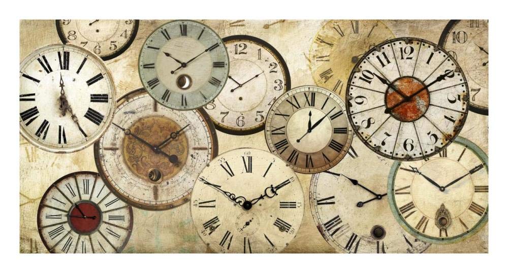 Timepieces-Paper Art-26x14”