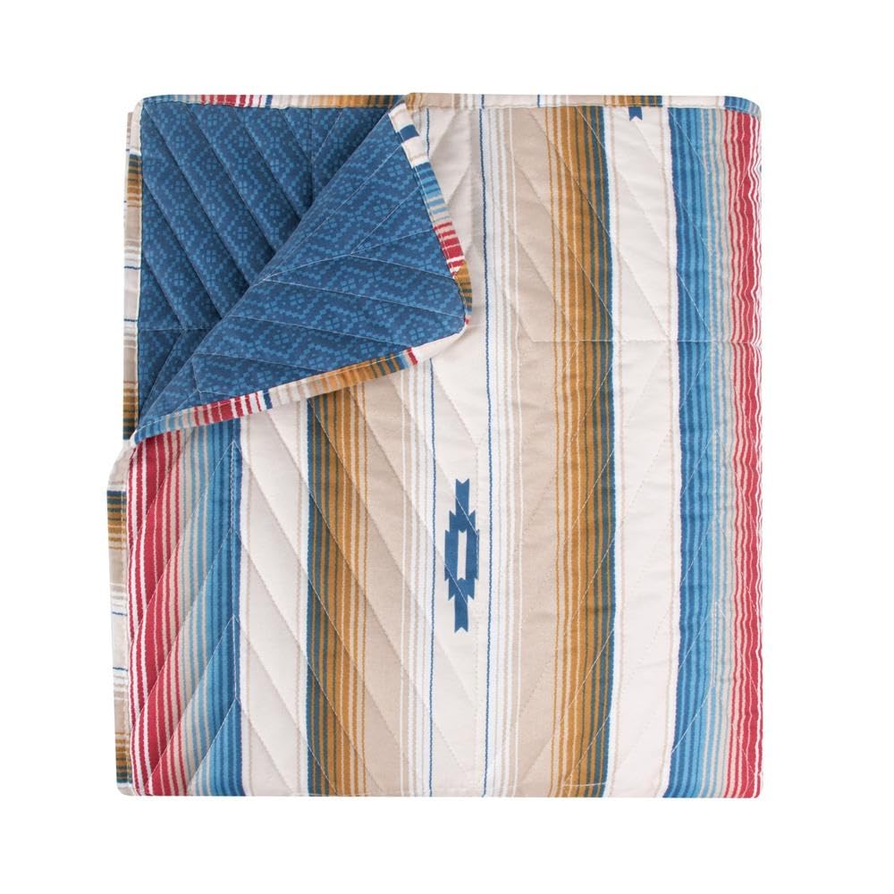 Greenland Home Fashions GL-2402ATHR Painted Desert Accessory, Throw, Sapphire