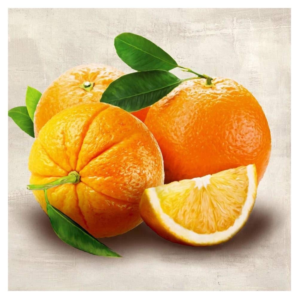 Oranges-Paper Art-38x38”