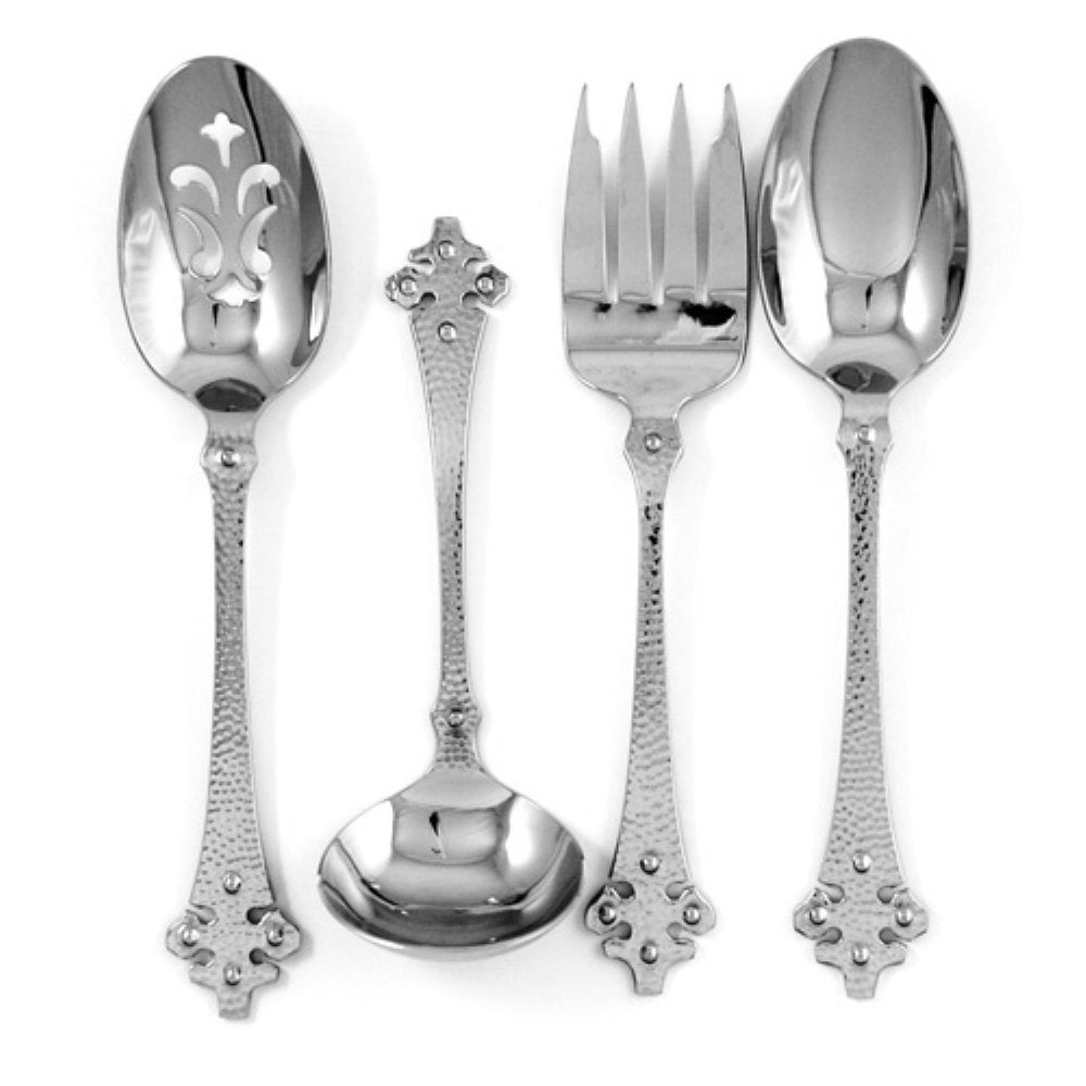Celtic 18/10 Stainless Hammered Finish 4pc Hostess Set