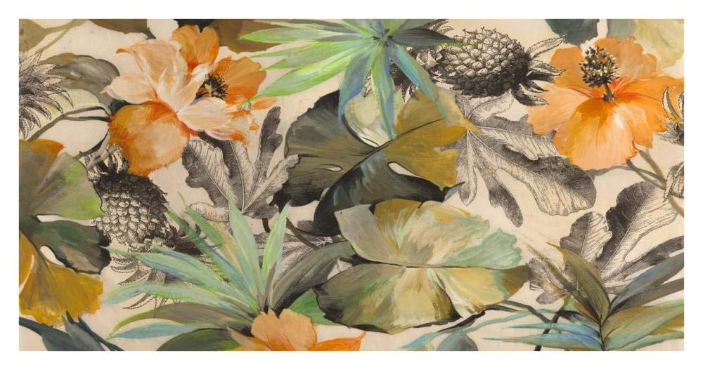 Wild Ibiscus-Paper Art-38x20”
