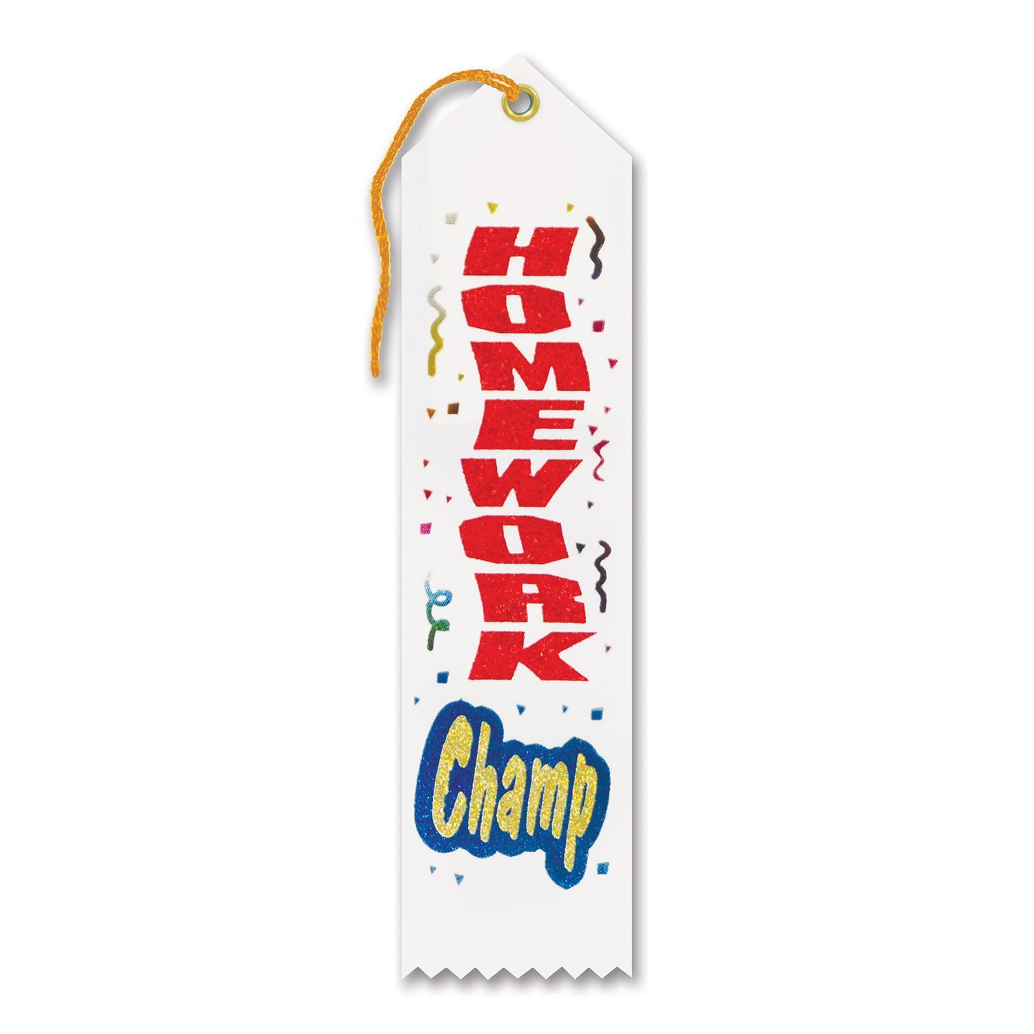 Homework Champ Award Ribbon