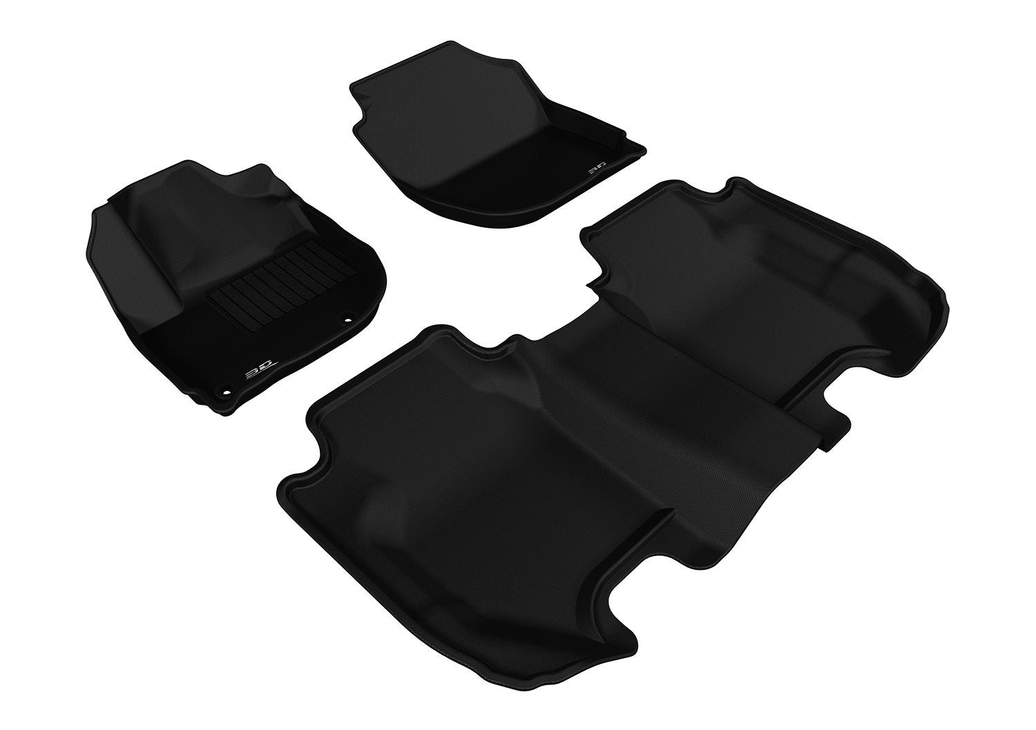 3D MAXpider HONDA FIT 2015-2020 KAGU BLACK R1 R2