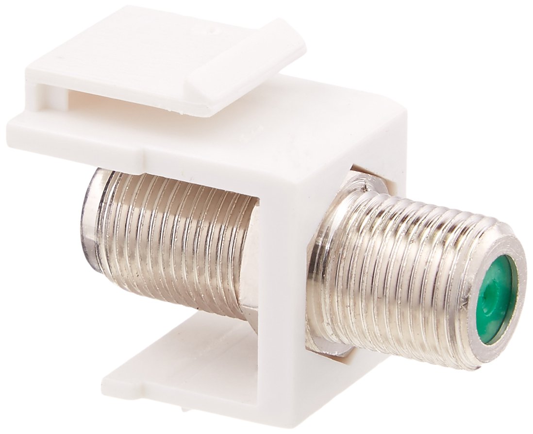 F81 Keystone Insert 3 GHz White - InsertNickel