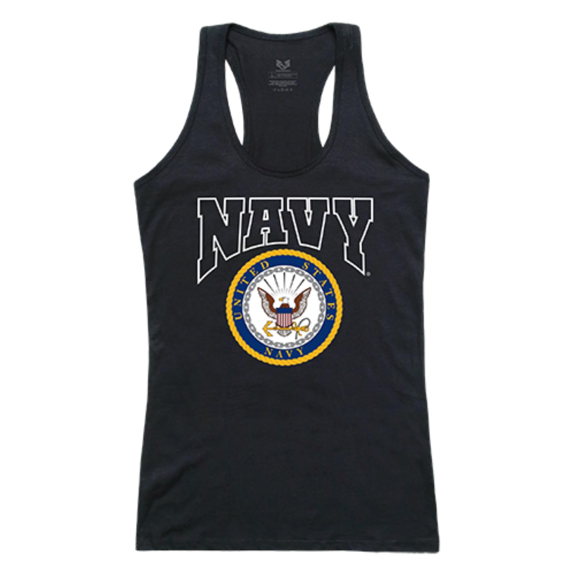 Graphic Tank, Navy, Black, S