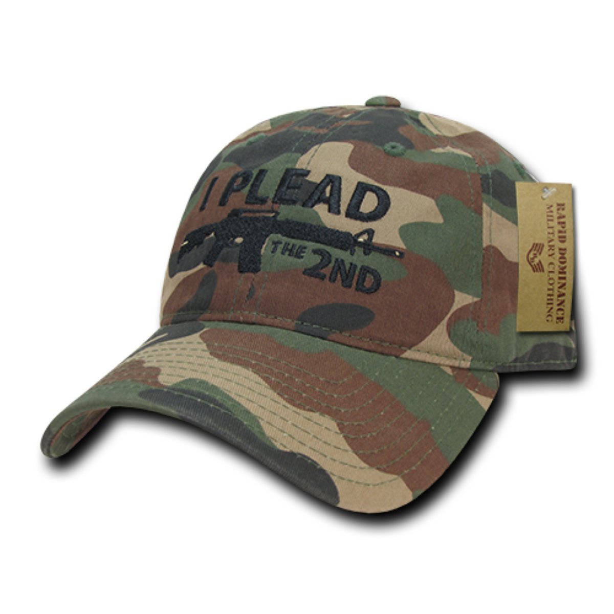 Relaxed Graphic Cap, I Plead 2nd, WDL