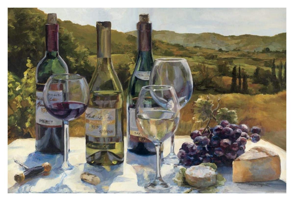 A Wine Tasting -Paper Art-20x14”
