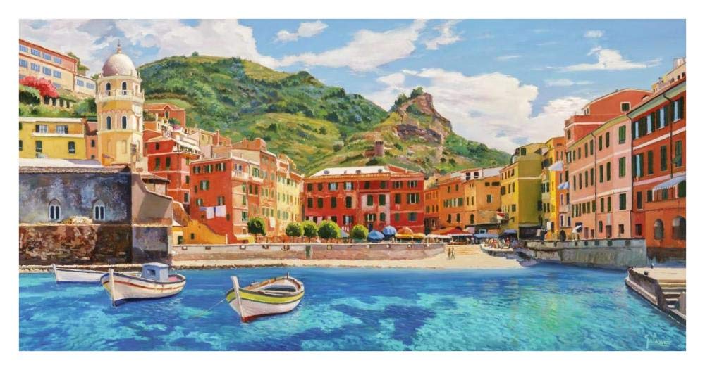 Vernazza nel sole-Paper Art-38x20”