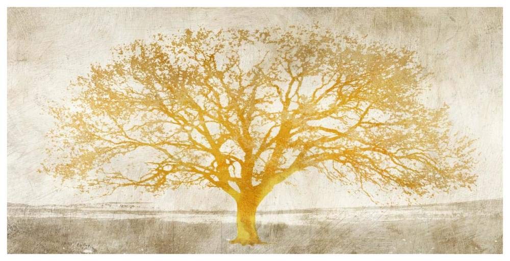 Shimmering Tree-Paper Art-74x38”