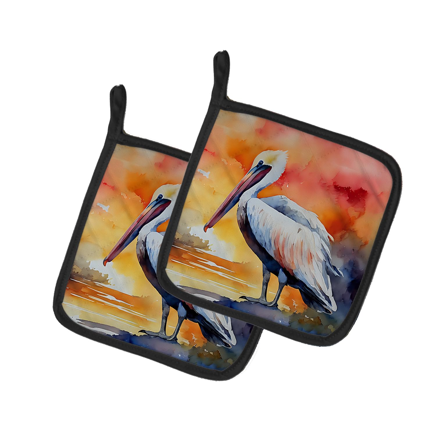Pelican Pair of Pot Holders