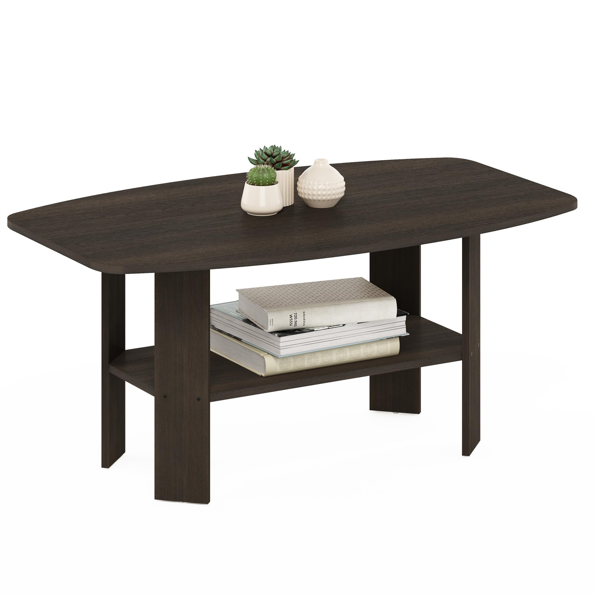 Furinno 11179DBR Simple Design Coffee Table