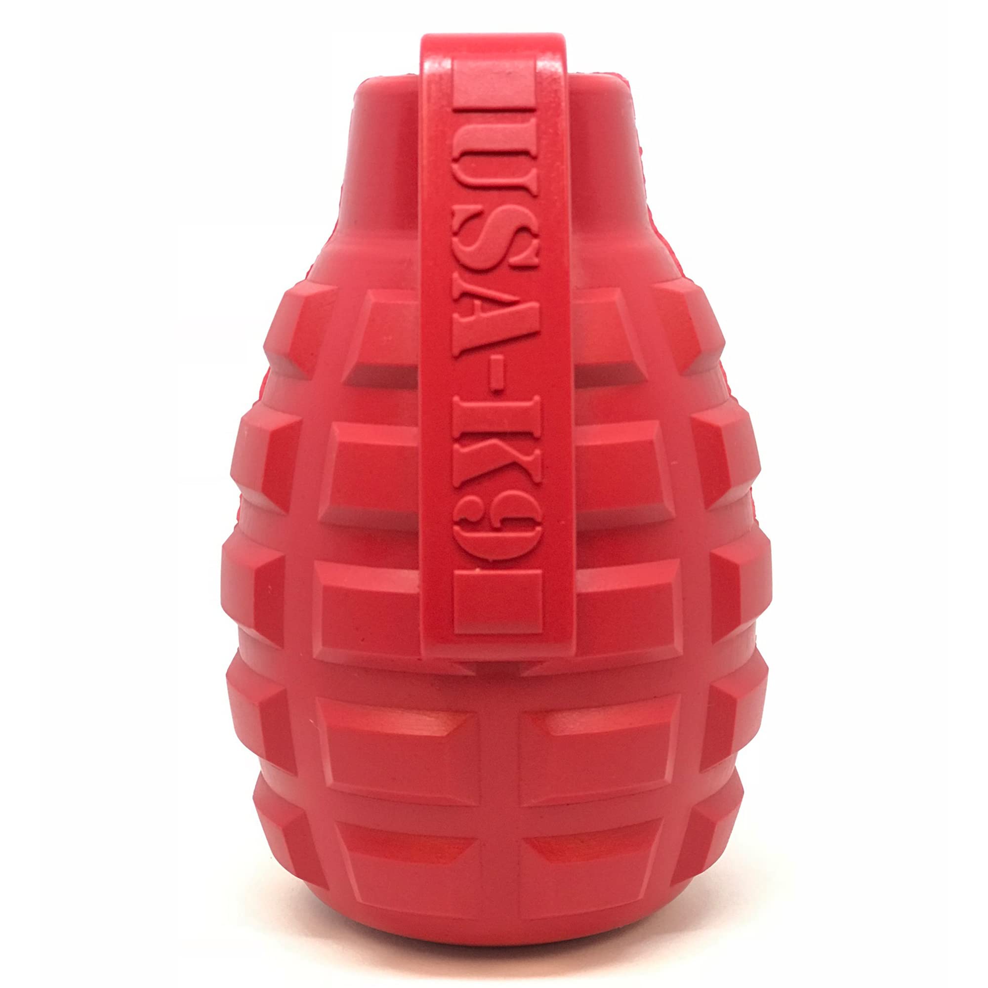 USA-K9 Grenade Durable Rubber Chew Toy & Treat Dispenser