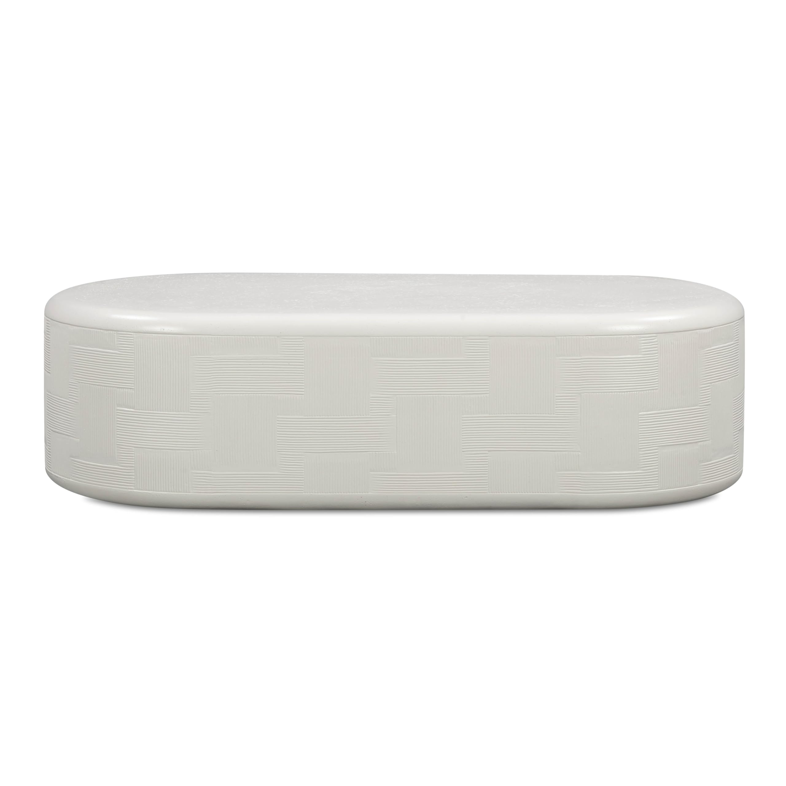 Suraya 55 Indoor/Outdoor Concrete Rounded Coffee Table