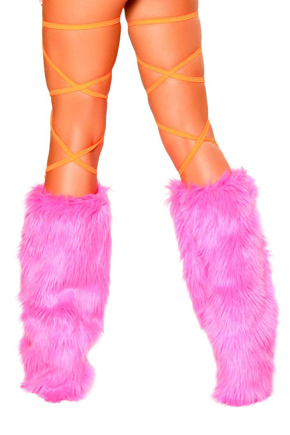 3021 - 100 Solid Thigh Wraps - Orange / O/S