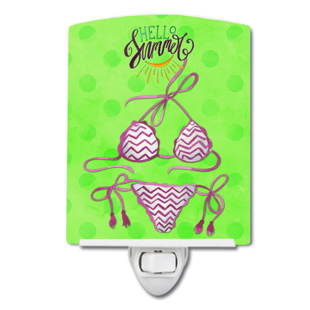 Swimsuit Polkadot Ceramic Night Light