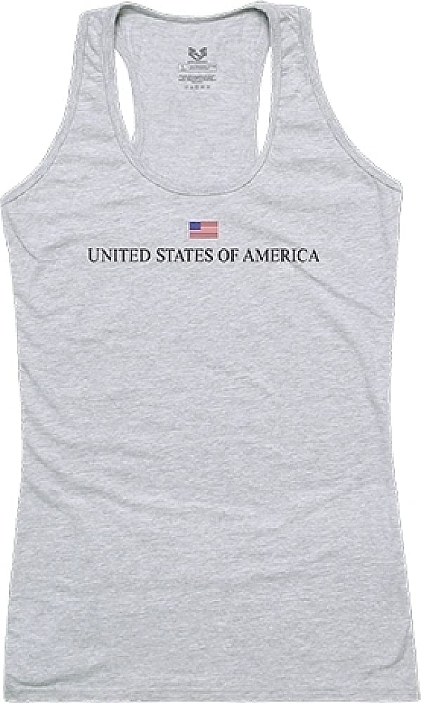 Graphic Tank, USA, H.Grey, 2X