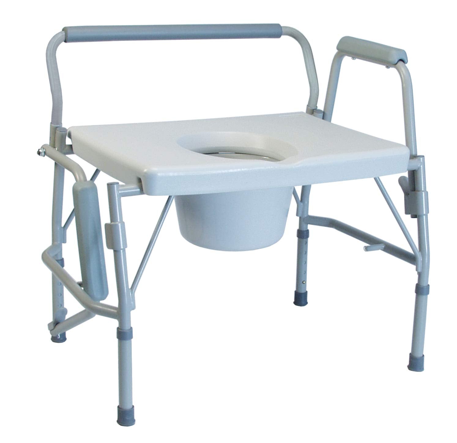 COMMODE DROP ARM X-WIDE IMPERIAL COL, LUMEX