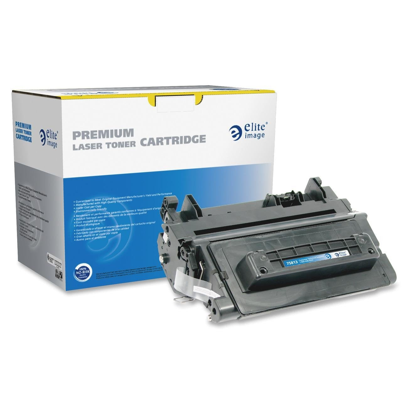 Elite Image Remanufactured Laser Toner Cartridge - Alternative for HP 90A (CE390A) - Black - 1 Each