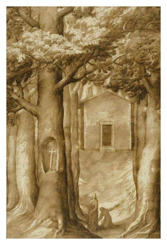 La Verna: The Chapel of the Blessed Giovanni della Verna-Paper Art-14x20”
