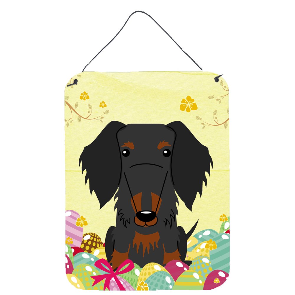 Easter Eggs Design with Dog Wall or Door Hanging Prints