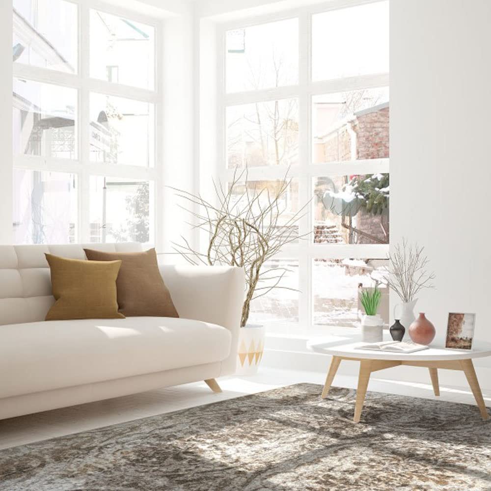Thinly Veiled 310 x 54??area rug in color Antique Taupe