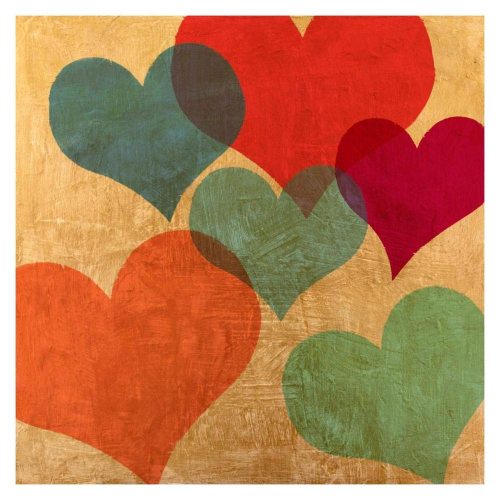 Muchos besos-Paper Art-32x32”