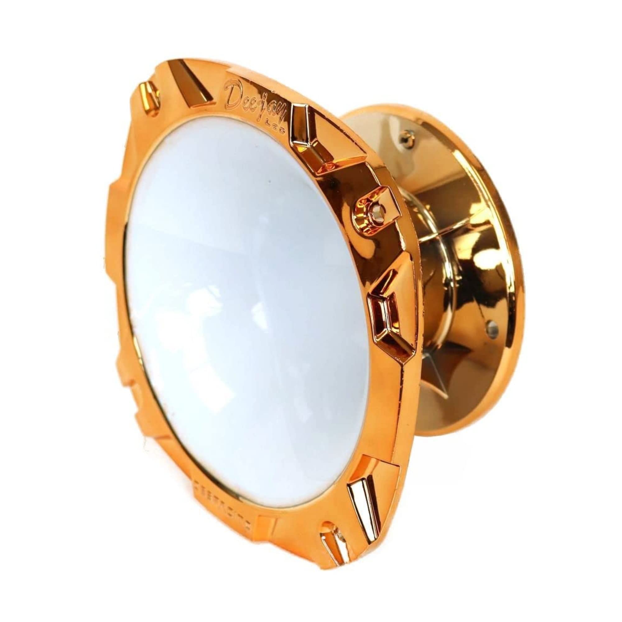 DJL SHORT 2 BOLT ON HORN WHITE ORANGE