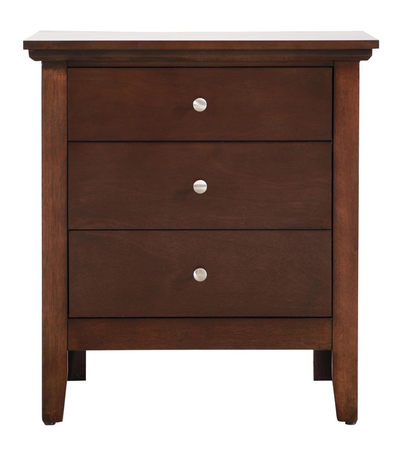Hammond 3-Drawer Cappuccino Nightstand (26 in. H x 18 in. W x 24 in. D)
