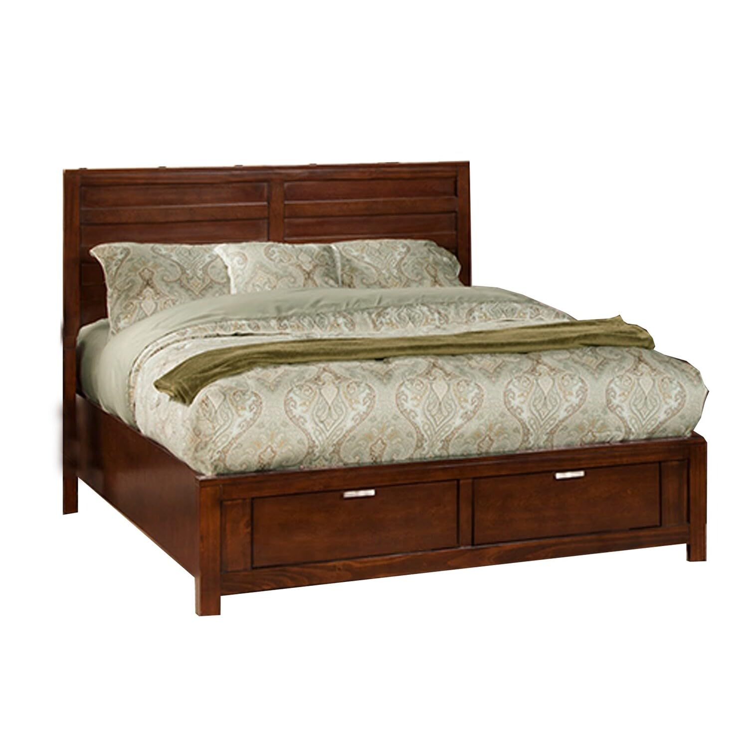 In style SelectWood Queen Storage Bed, Brown
