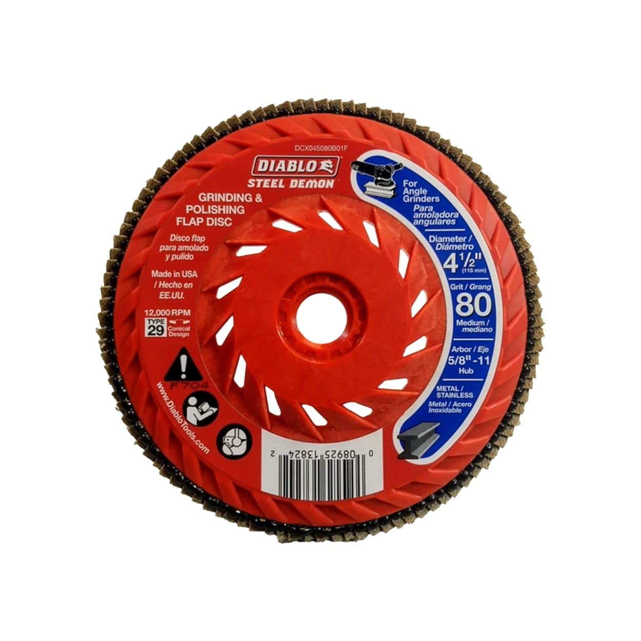 Freud Flap Disc Integrated Hub 80G