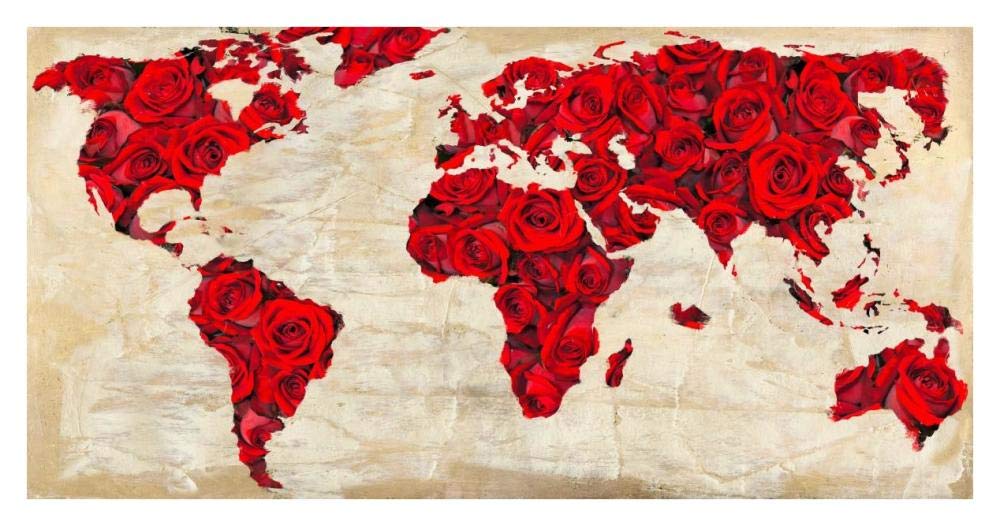 A World for Lovers-Paper Art-38x20”