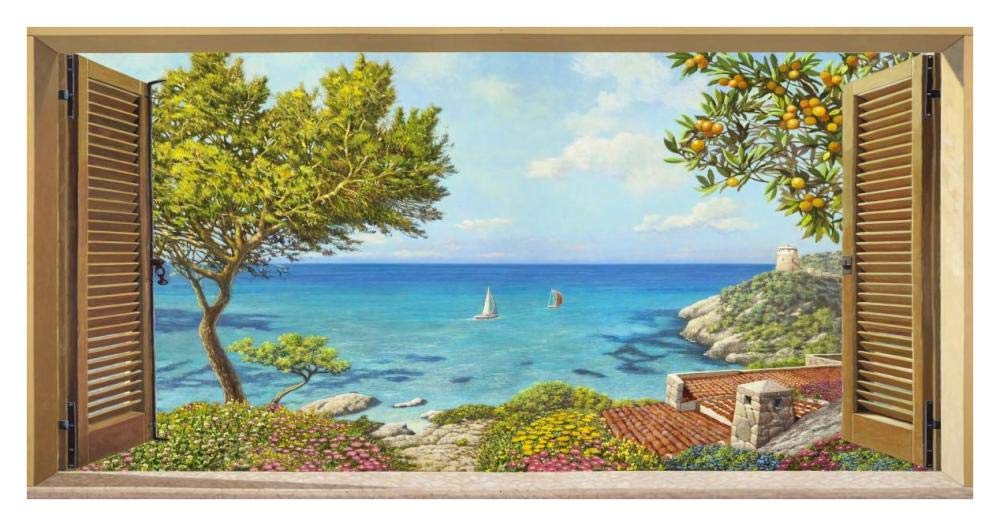 Finestra sul mare-Paper Art-38x20”