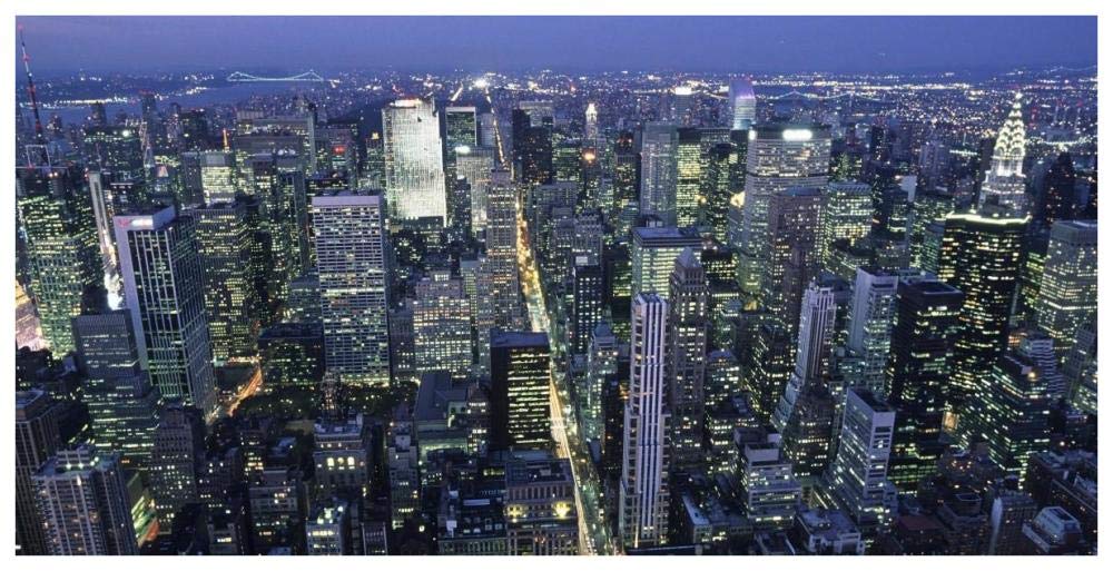 Fifth avenue and Midtown Manhattan, NYC-Paper Art-74x38”