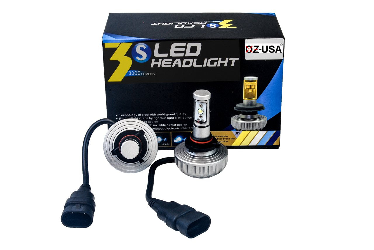 3HL-H10 LED Headlight Kit by OZ-USA 30W Single Beam Auto 2200LM Xenon White 3000K, 4300K, 6500K, 8000K, 10000K