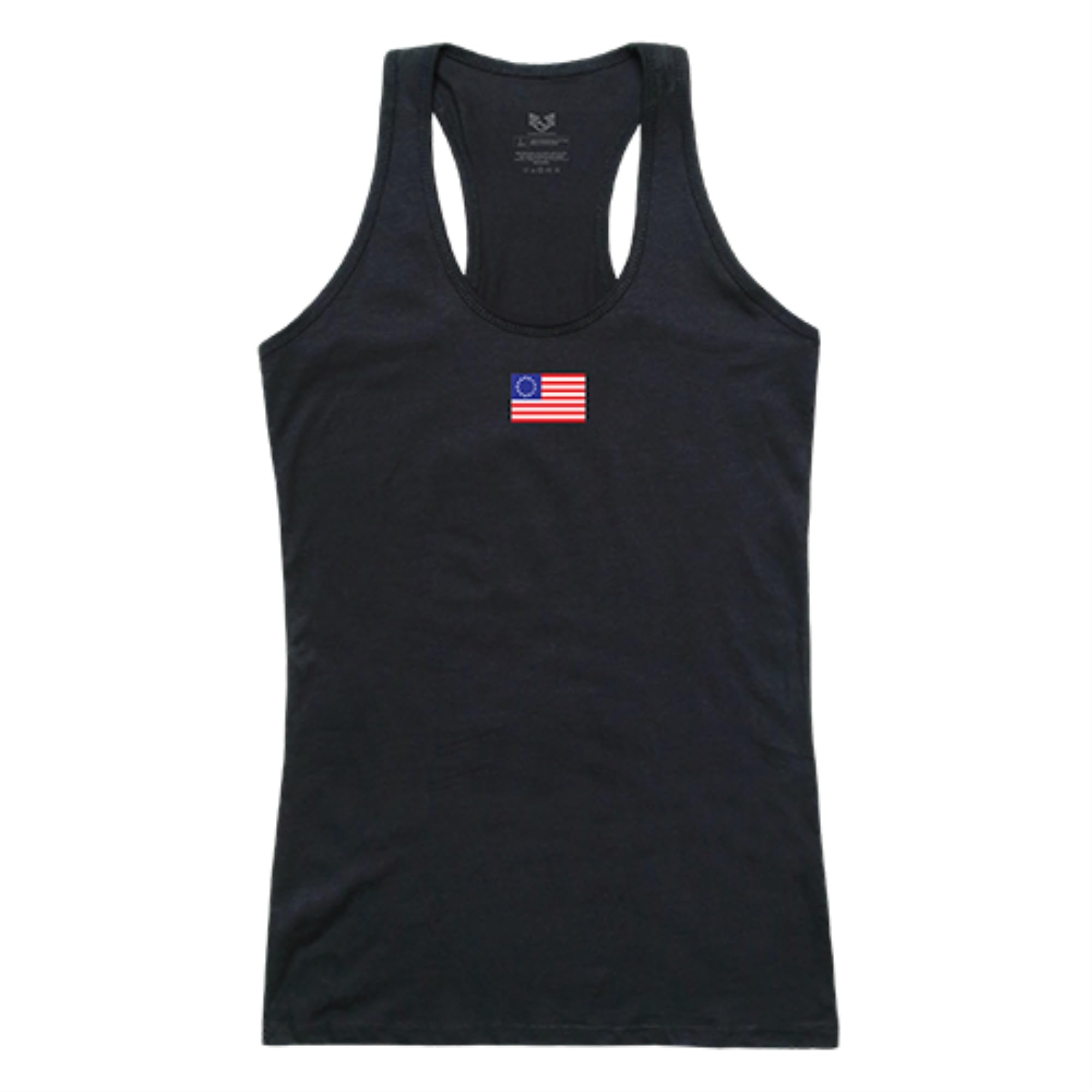 Graphic Tank, Betsy Ross 1, Black, 2X